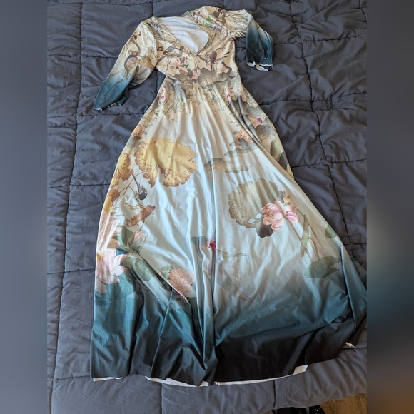 Blackmilk Dresses & Skirts - Blackmilk Don't Be Koi Wide Sleeve Maxi Dress